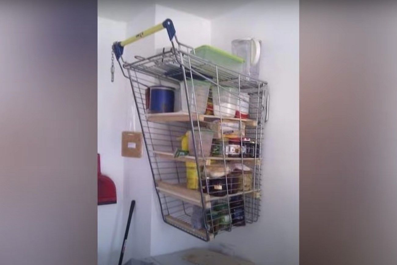 Today a shopping cart, tomorrow a dish shelf.jpg